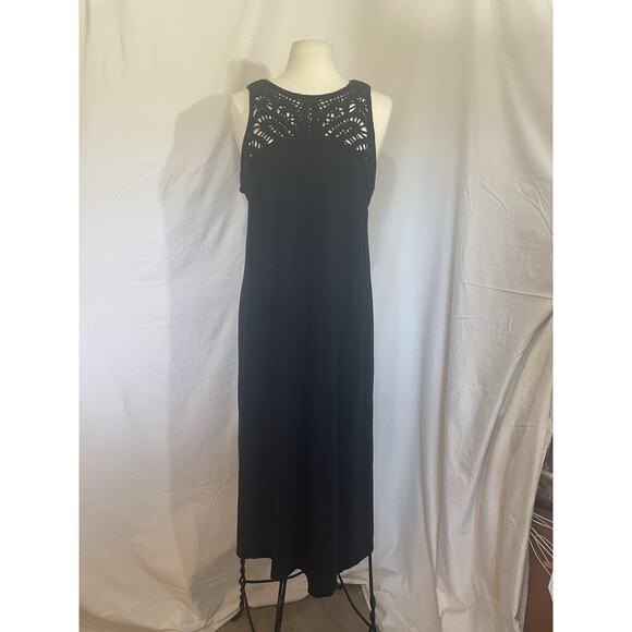 J. Jill Midi Crochet PM/Rebellion Again Lace Duster S/Boho Textured Layer Set - Picture 10 of 13